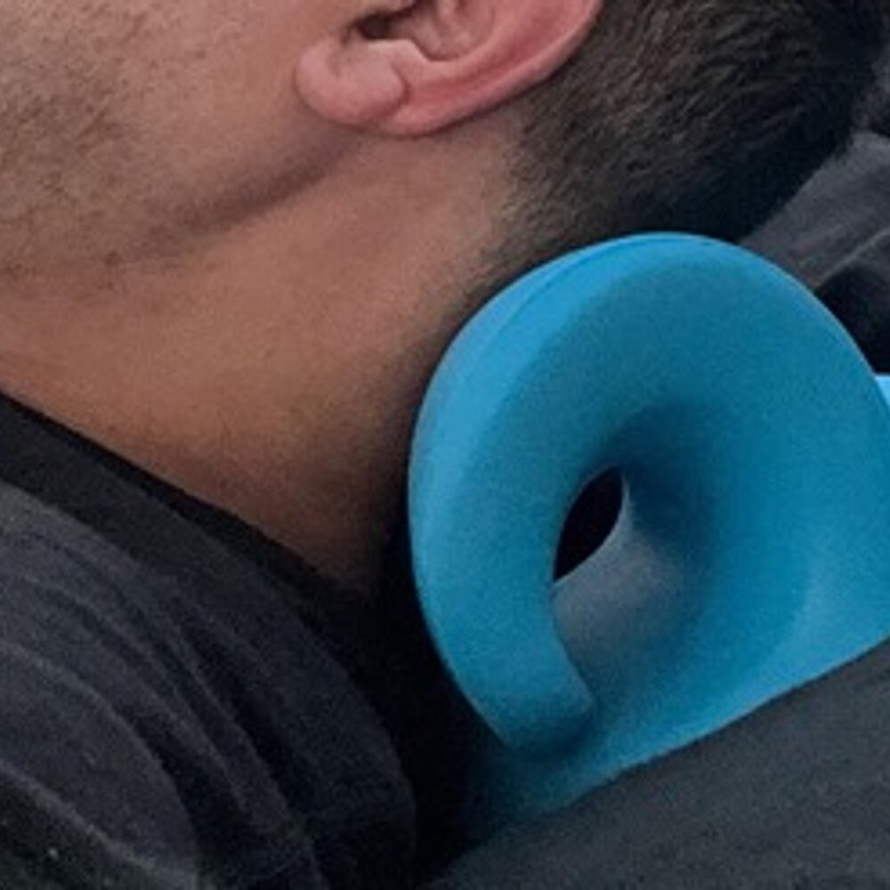 Neck and Shoulder Relaxer, Cervical Traction Device for TMJ Pain Relief - Picture 3 of 10